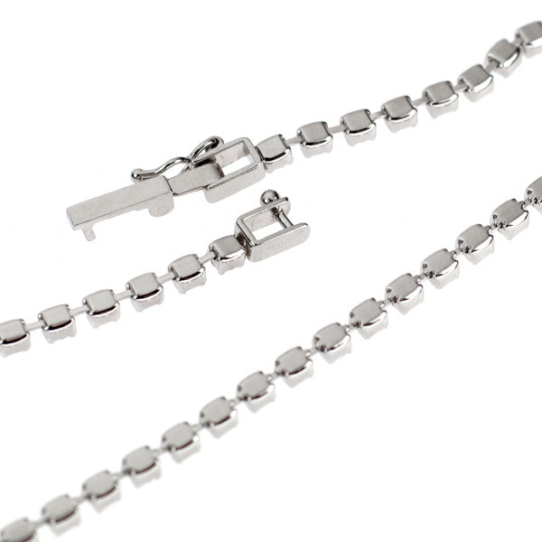 Pt850 ダイヤモンド テニスネックレス 5.00ct