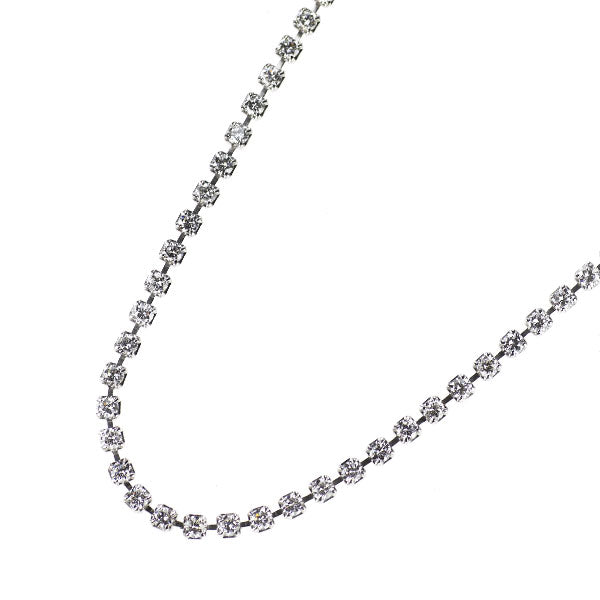 Pt850 ダイヤモンド テニスネックレス 5.00ct
