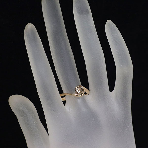 K18PG ダイヤモンド リング 1.003ct