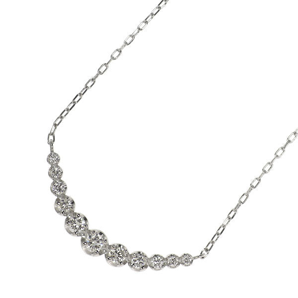 Pt900/ Pt850 ダイヤモンド ペンダントネックレス 0.30ct
