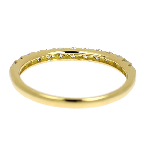 K18YG ダイヤモンド リング 0.50ct ハーフエタニティ
