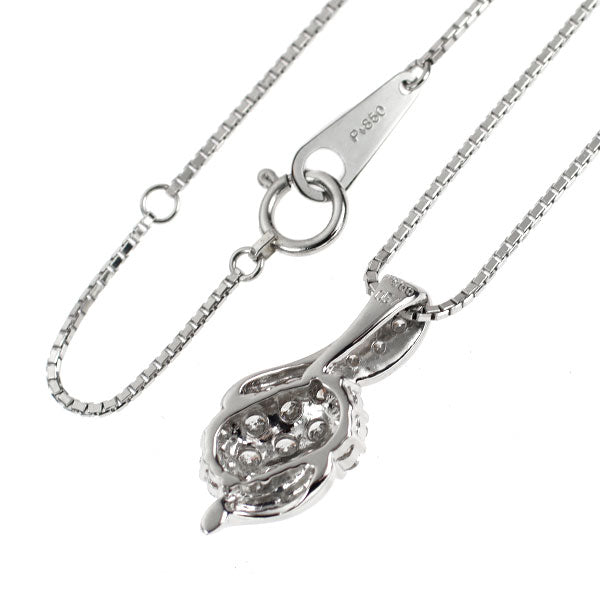 Pt900/ Pt850 ダイヤモンド ペンダントネックレス 0.51ct