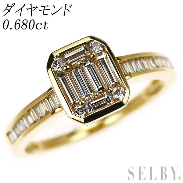 K18YG ダイヤモンド リング 0.680ct