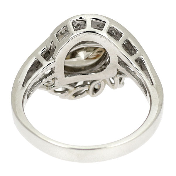 Pt900 マーキス ダイヤモンド リング 1.35ct D0.85ct