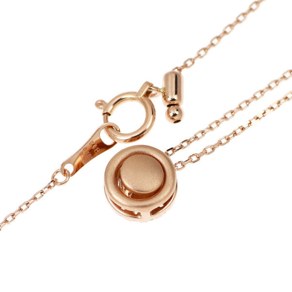wish upon a star K18PG ダイヤモンド ペンダントネックレス 0.165ct D0.12ct リバーシブル