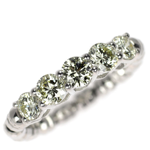 Pt950 ダイヤモンド リング 1.00ct 伸縮式