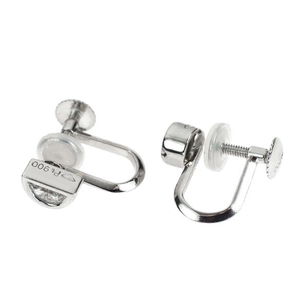 Pt900 ダイヤモンド イヤリング 0.38ct