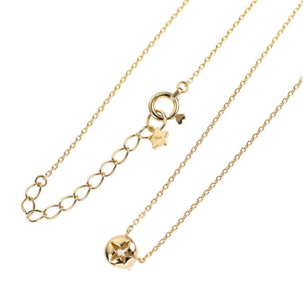 スタージュエリー K18YG ダイヤモンド ペンダントネックレス 0.20ct