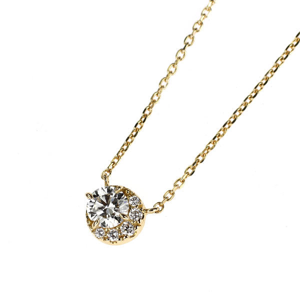スタージュエリー K18YG ダイヤモンド ペンダントネックレス 0.20ct