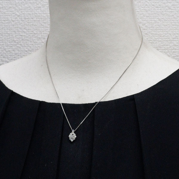 Pt1000/ Pt850 ダイヤモンド ペンダントネックレス 0.52ct