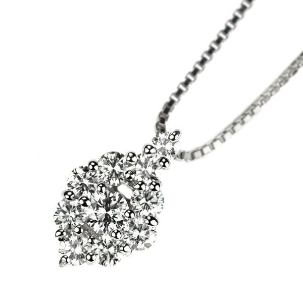 Pt1000/ Pt850 ダイヤモンド ペンダントネックレス 0.52ct
