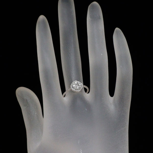 K18WG ダイヤモンド リング 0.50ct