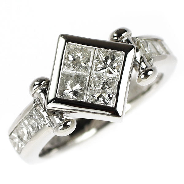 Pt900 ダイヤモンド リング 1.00ct ミステリーセッティング