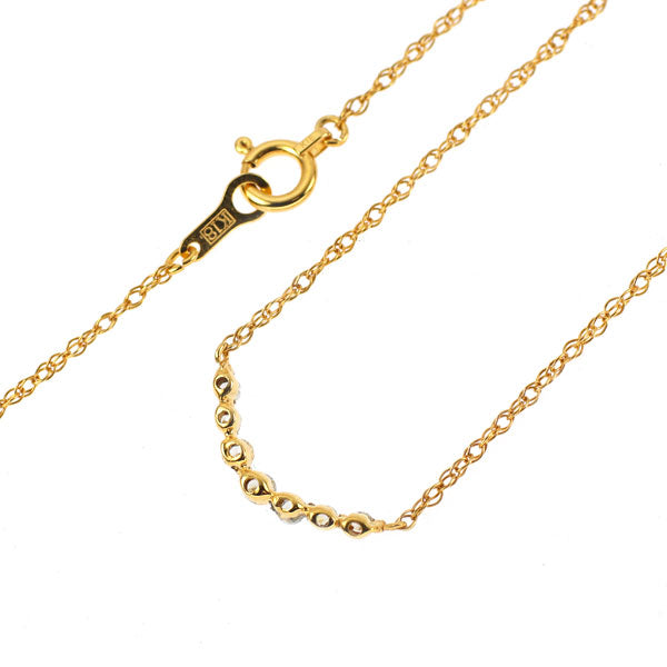 K18YG ダイヤモンド ペンダントネックレス 0.25ct