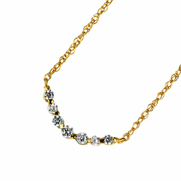 K18YG ダイヤモンド ペンダントネックレス 0.25ct