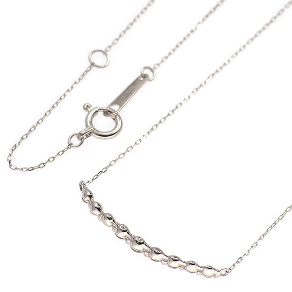 K18WG ダイヤモンド ペンダントネックレス 0.20ct