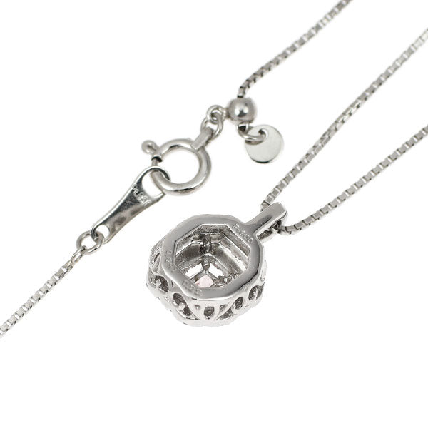 希少 Pt900/ Pt850 天然ピンクダイヤモンド ペンダントネックレス 0.091ct D0.22ct