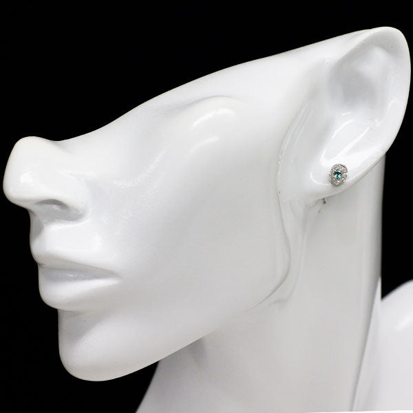 希少 Pt900 アレキサンドライト ダイヤモンド ピアス 0.16ct D0.22 ct
