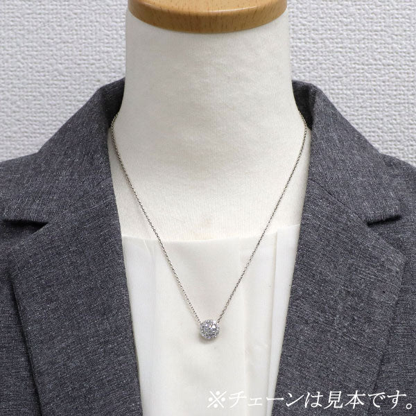 新品 Pt950 ダイヤモンド ペンダントトップ 1.034ct F SI2 VG D0.30ct【エスコレ】