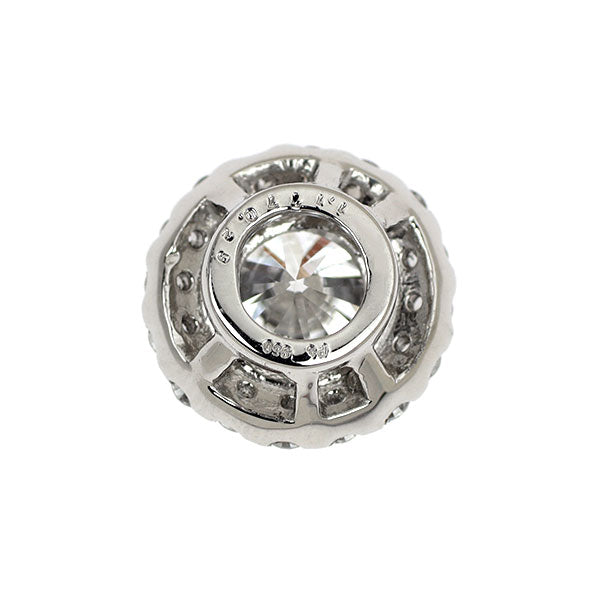 新品 Pt950 ダイヤモンド ペンダントトップ 1.177ct G SI2 G D0.29ct【エスコレ】
