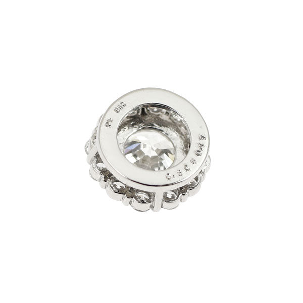 新品 Pt950 ダイヤモンド ペンダントトップ 0.506ct G SI2 G D0.17ct【エスコレ】
