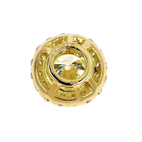 新品 K18YG ダイヤモンド ペンダントトップ 1.070ct VLY SI1 G D0.30ct【エスコレ】