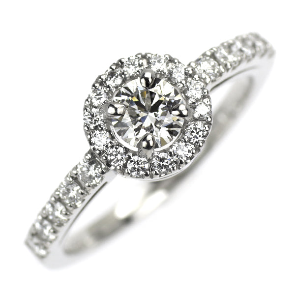 新品 Pt950 最高級 ダイヤモンド リング 0.341ct D IF 3EXHC D0.32ct 【エスコレ】