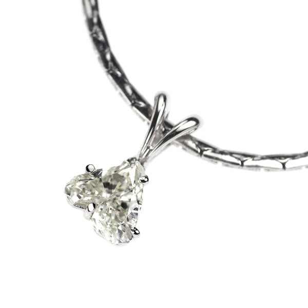 Pt900/ Pt850 ダイヤモンド ペンダントネックレス 0.687ct K SI2