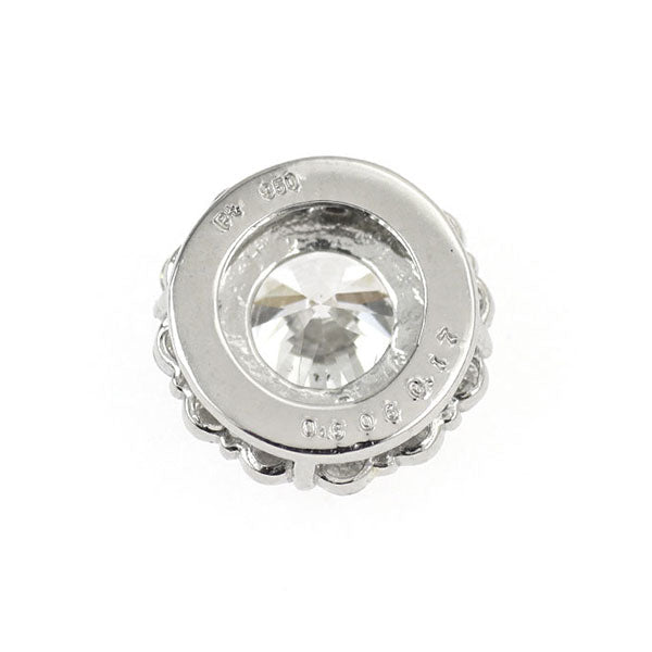 新品 Pt950 ダイヤモンド ペンダントトップ 0.606ct F SI1 VG D0.17ct【エスコレ】