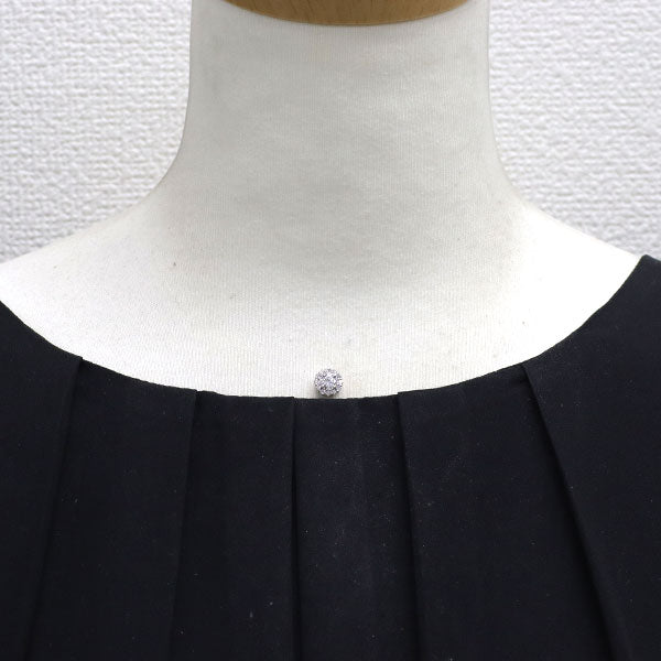 新品 Pt950 ダイヤモンド ペンダントトップ 0.510ct E VS1 G D0.17ct【エスコレ】