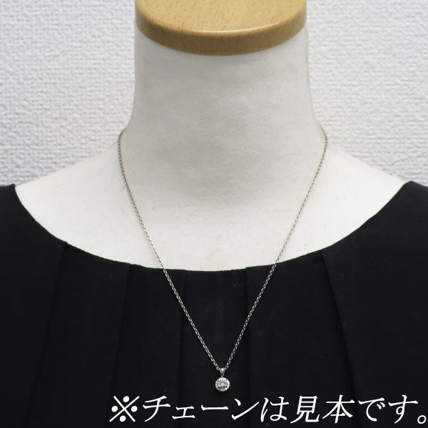 新品 Pt950 最高級ダイヤモンド ペンダントトップ 0.339ct D IF 3EXHC D0.08ct【エスコレ】