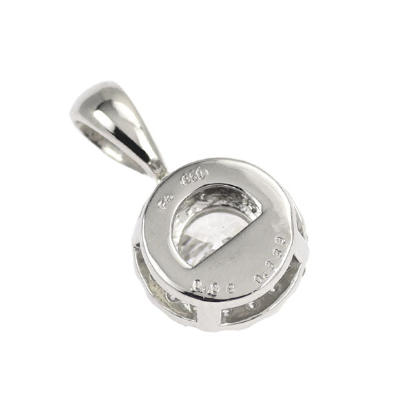 新品 Pt950 最高級ダイヤモンド ペンダントトップ 0.339ct D IF 3EXHC D0.08ct【エスコレ】