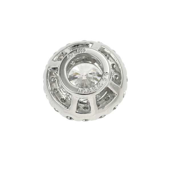 新品 Pt950 ダイヤモンド ペンダントトップ 1.028ct G SI2 G D0.30ct【エスコレ】