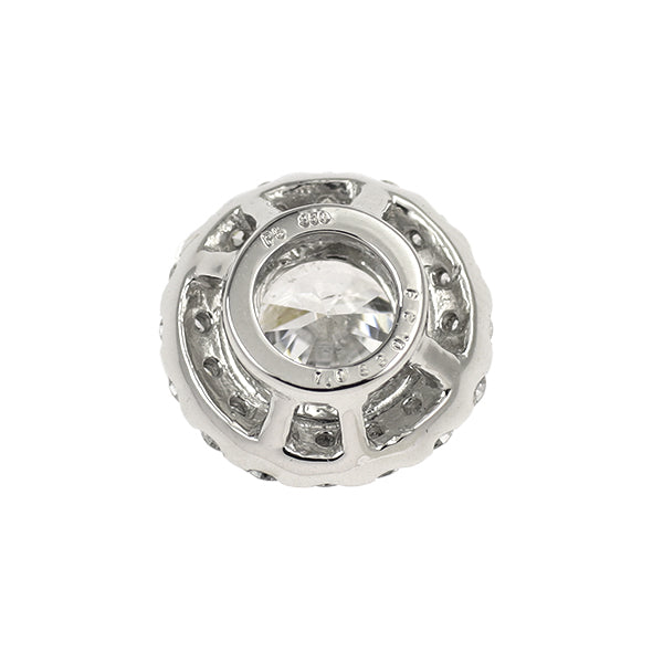 新品 Pt950 LDH ダイヤモンド ペンダントトップ 1.083ct F SI2 G D0.29ct【エスコレ】
