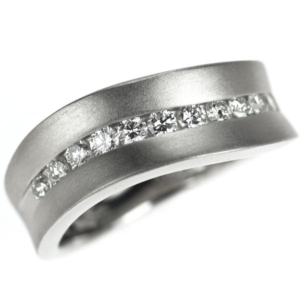 GINZA TANAKA/田中貴金属 Pt900 ダイヤモンド リング 0.36ct