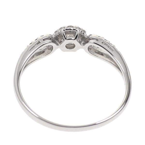 Pt950 ダイヤモンド リング 0.15ct D0.16ct