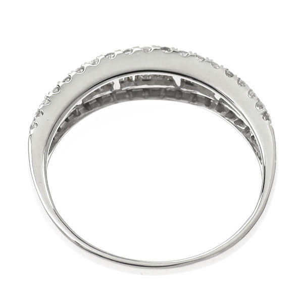 K18WG ダイヤモンド リング 0.50ct