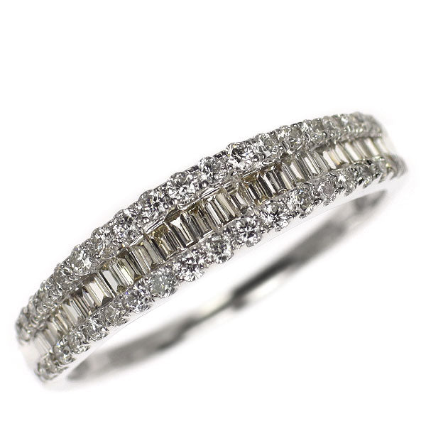 K18WG ダイヤモンド リング 0.50ct