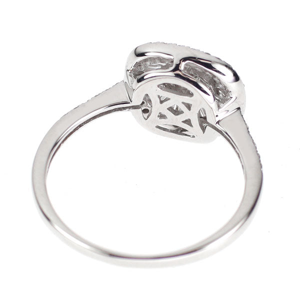 K18WG ダイヤモンド リング 0.50ct