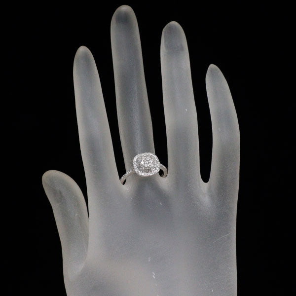 K18WG ダイヤモンド リング 0.50ct