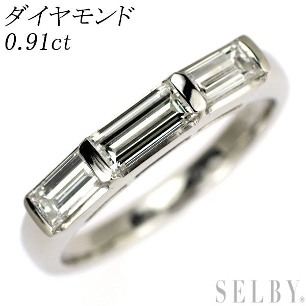 Pt900 ダイヤモンド リング 0.91ct