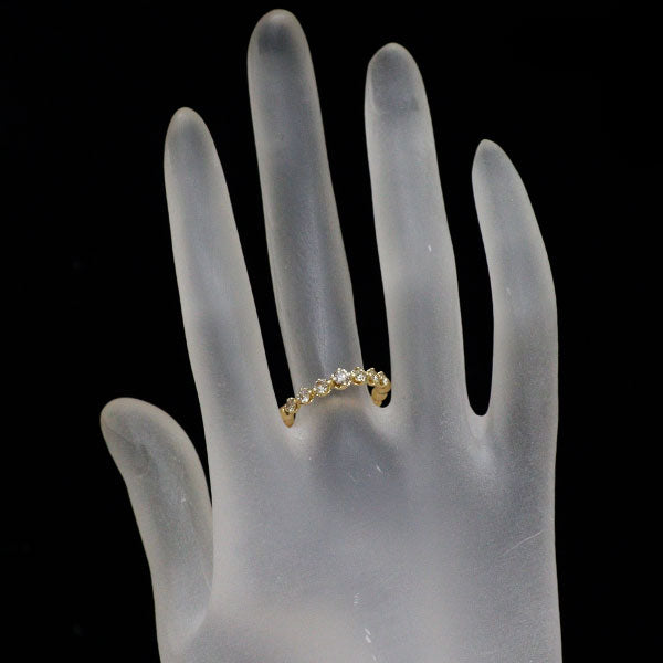 K18YG ダイヤモンド リング 0.50ct 伸縮式 フリーサイズ