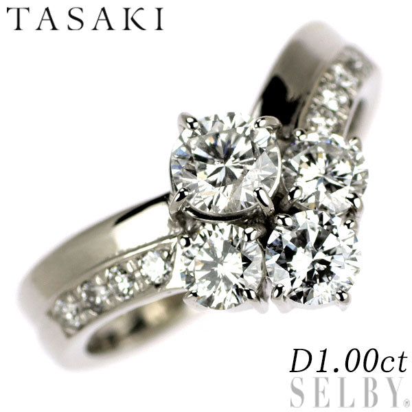 田崎真珠 Pt900 ダイヤモンド リング 1.00ct