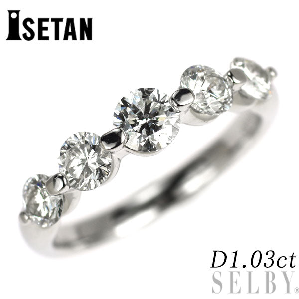 伊勢丹 Pt900 ダイヤモンド リング 1.03ct