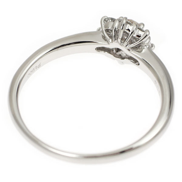 希少 Pt900 天然ピンクダイヤモンド リング 0.258ct D0.34ct