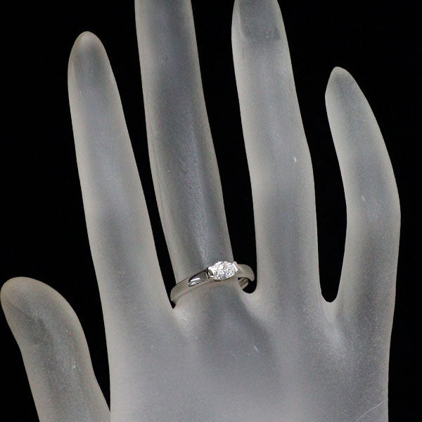 Pt999 オーバル ダイヤモンド リング 0.31ct D SI2