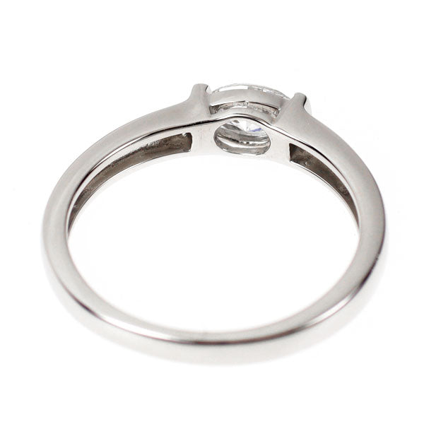 Pt999 オーバル ダイヤモンド リング 0.31ct D SI2