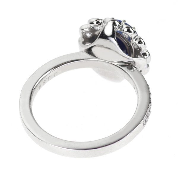 Pt900 マダガスカル産 非加熱サファイア ダイヤモンド リング 2.10ct D0.94ct