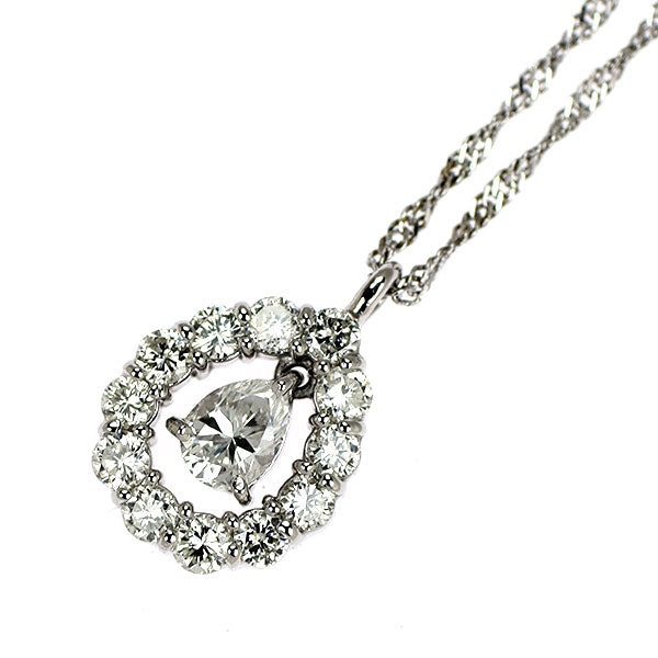 Pt900/ Pt850 ダイヤモンド ペンダントネックレス 0.52ct