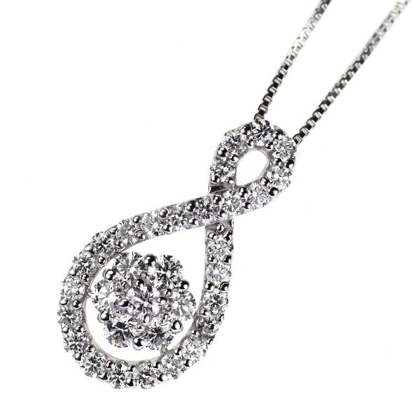 Pt900/ Pt850 ダイヤモンド ペンダントネックレス 0.50ct